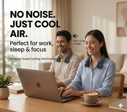 AeroBreeze Luxe Wearable Air Cooler-Neck Fan | Sale now + Free Cash on Delivery