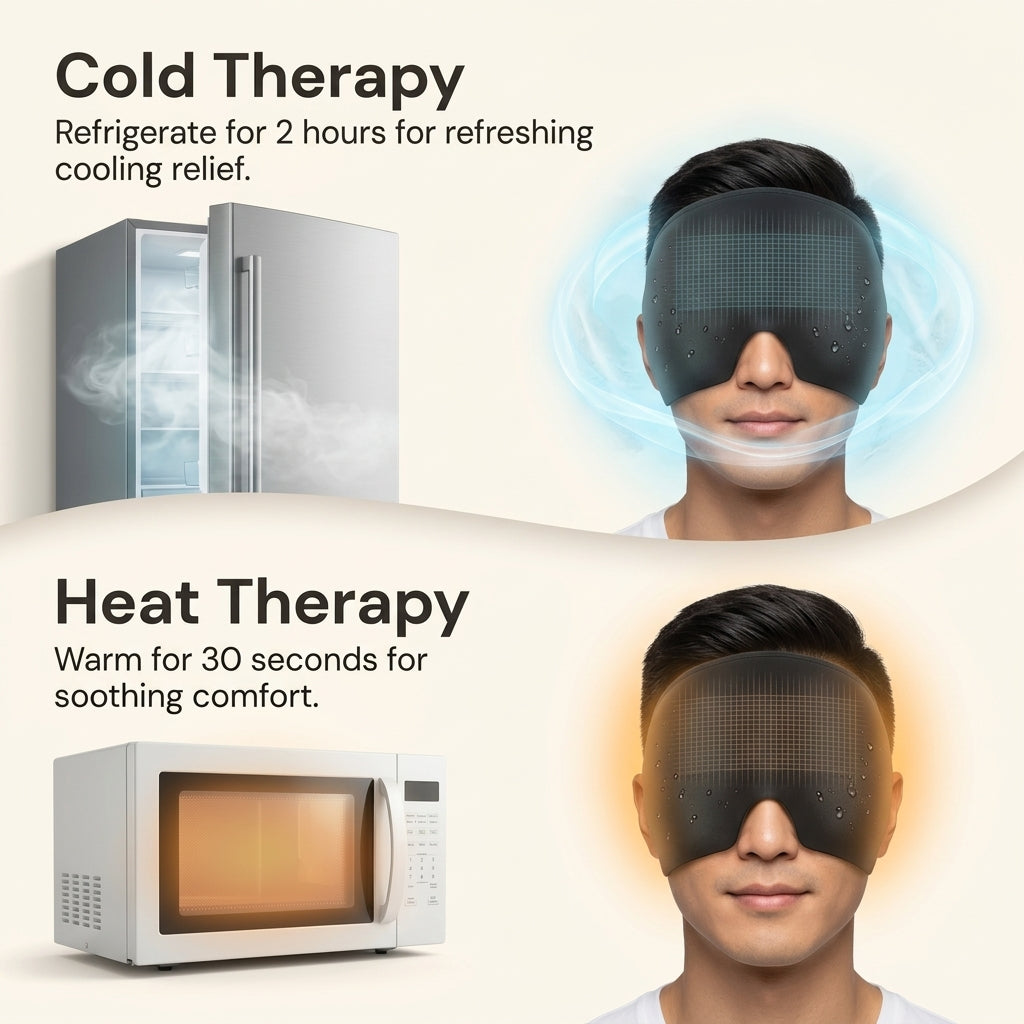 Cooling Head and Eye Relief Cap | 50% OFF + Free Cash on Delivery