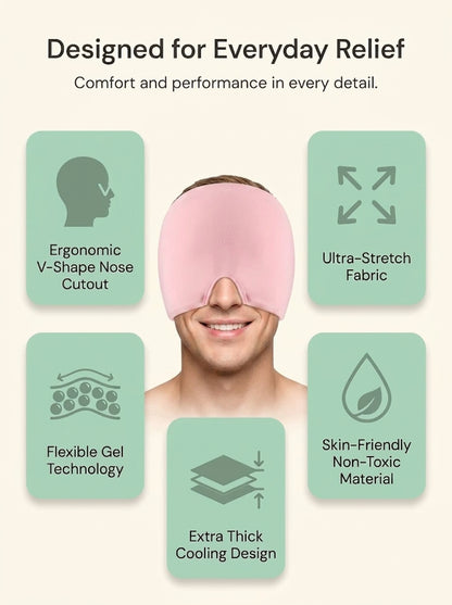 Cooling Head and Eye Relief Cap | 50% OFF + Free Cash on Delivery